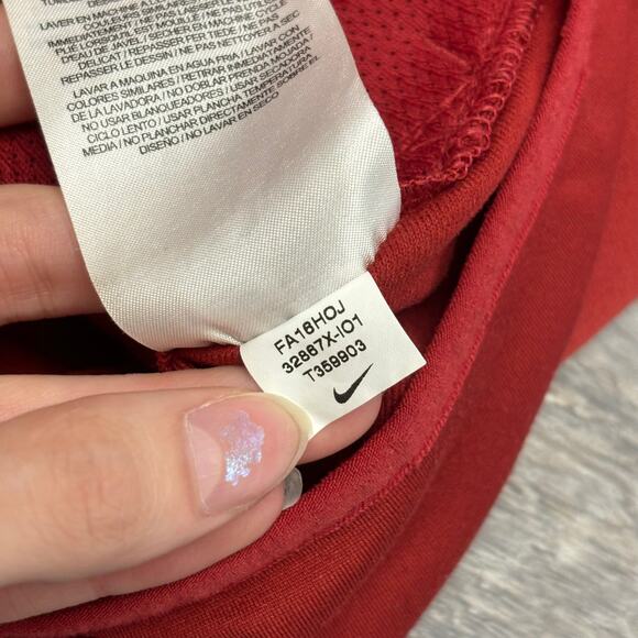 Nike Dri Fit Iowa State Cyclones ISU Red 2XL Mini Swoosh NCAA Windbreaker Jacket - Picture 5 of 10